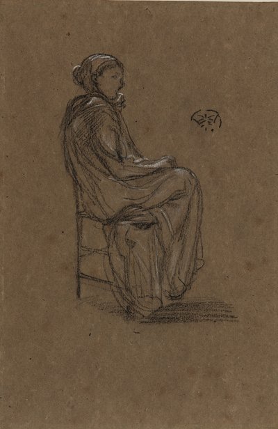 Female Figure, Seated by James Abbott McNeill Whistler